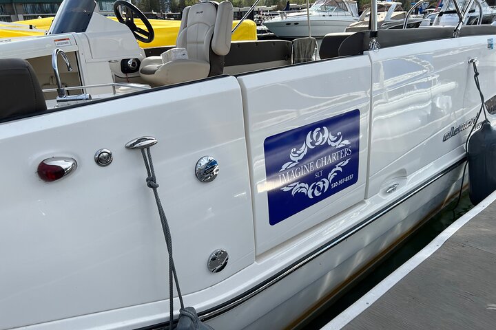 Private boat tours of Lake Tahoe for up to six guests.