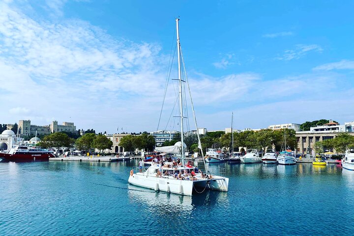 Catamaran Cruises Rhodes - 6 Hours Day Cruise ALL INCLUSIVE