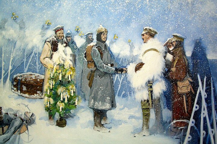 From Ypres 4hr Christmas Truce and Monster Mines of Messines PRIVATE Tour