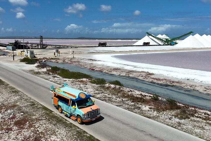 Luc’s Private Group Bonaire Open Bus Tour