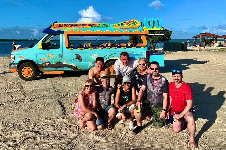 Luc’s Private Group Bonaire Open Bus Tour
