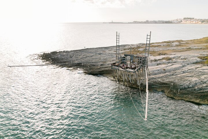Yoga on a Trabucco - 
Suspended over the sea