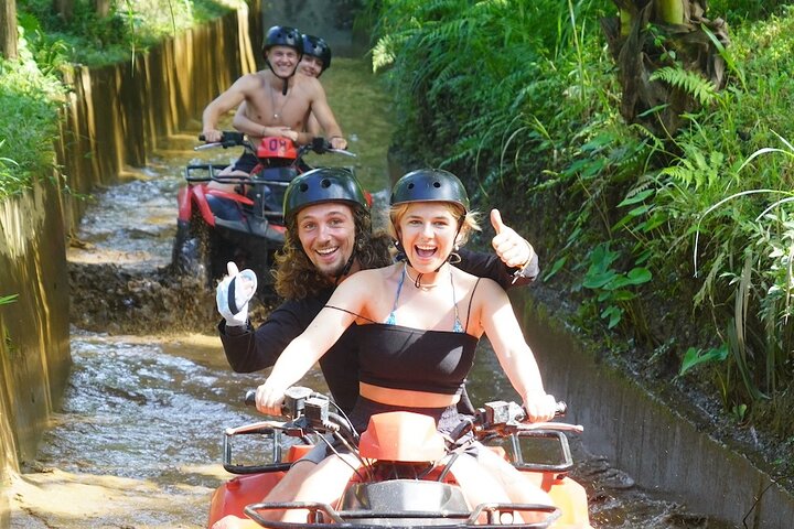 Ubud ATV Quad Bike Adventure with Gorilla Cave and Lunch