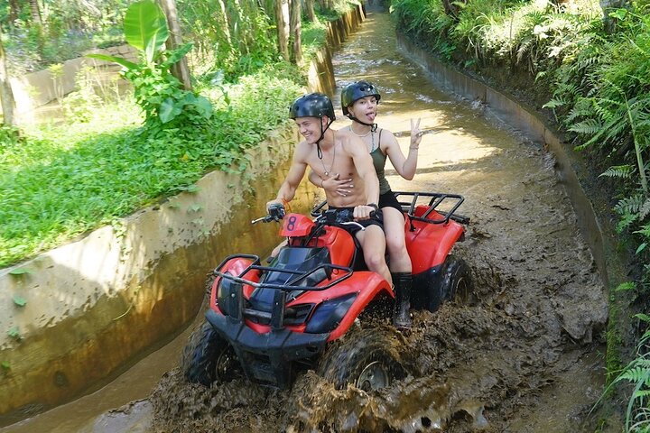 Ubud ATV Quad Bike Adventure with Gorilla Cave and Lunch