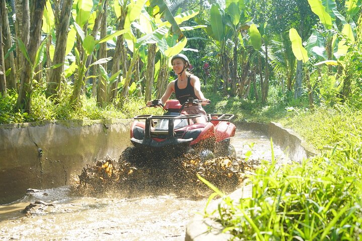 Ubud ATV Quad Bike Adventure with Gorilla Cave and Lunch