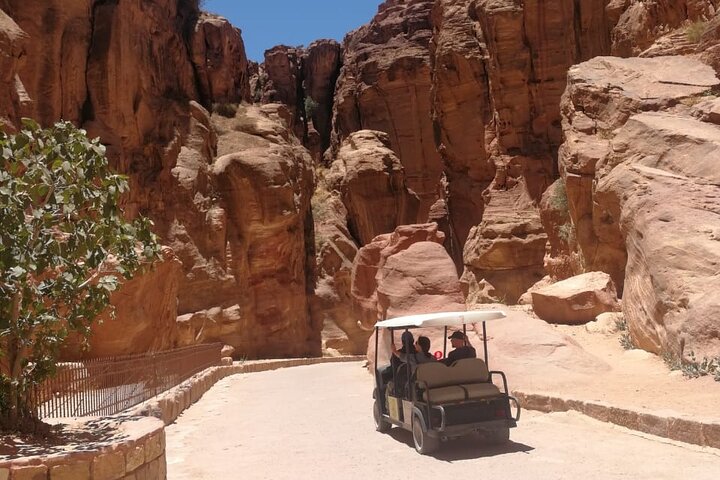 Petra Highlights Guided Golf Cart Tour with Hotel Pickup
