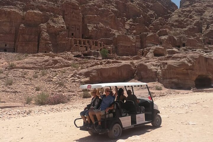 Petra Highlights Guided Golf Cart Tour with Hotel Pickup