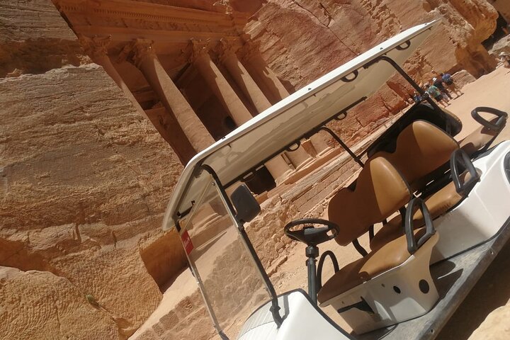 Petra Highlights Guided Golf Cart Tour with Hotel Pickup
