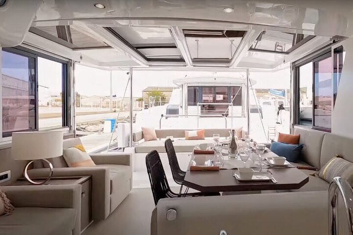 CATAMARAN Kleftiko Poliegos & Round of Milos Lunch with Openbar