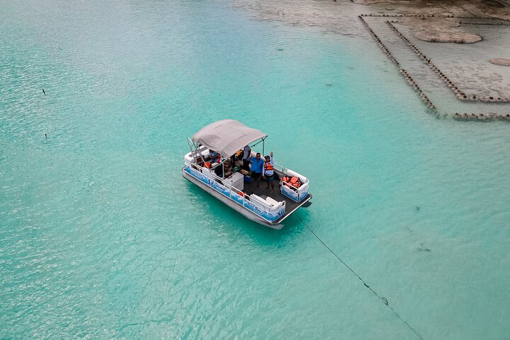 Bacalar: Lake of Seven Colors Pontoon Tour