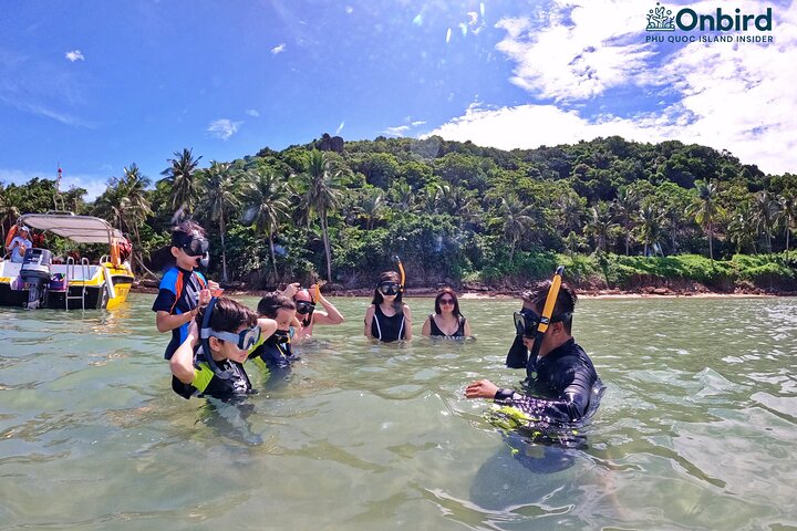 OnBird - Private family KID-FRIENDLY Snorkeling trip by speedboat in Phu Quoc