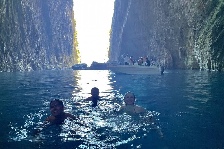 Speed Boat Trip to Sazan Island, Haxhi Ali Cave and Karaburun