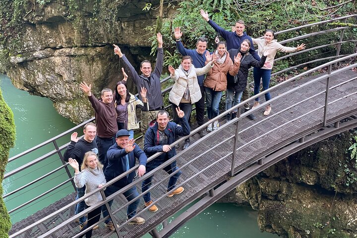 From Kutaisi: Martvili & Okatse Canyons & Cave Guided Tour