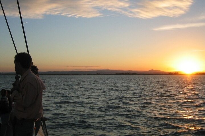 Sunset in Denia from the Catamaran