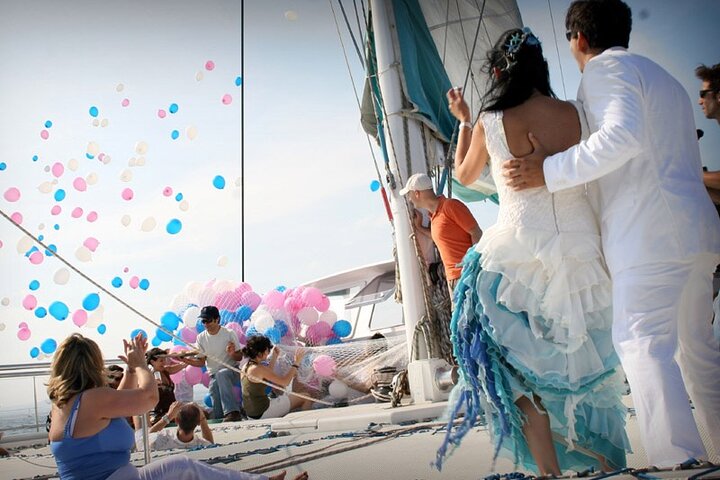 A day at sea from Dénia or Jávea with Barbecue aboard the Catamaran