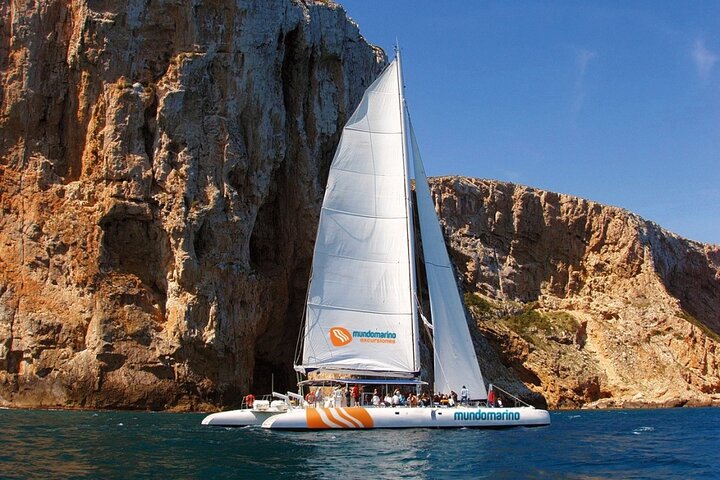 A day at sea from Dénia or Jávea with Barbecue aboard the Catamaran