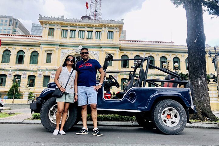 Ho Chi Minh City Private Half-Day Tour by U.S Army Jeep