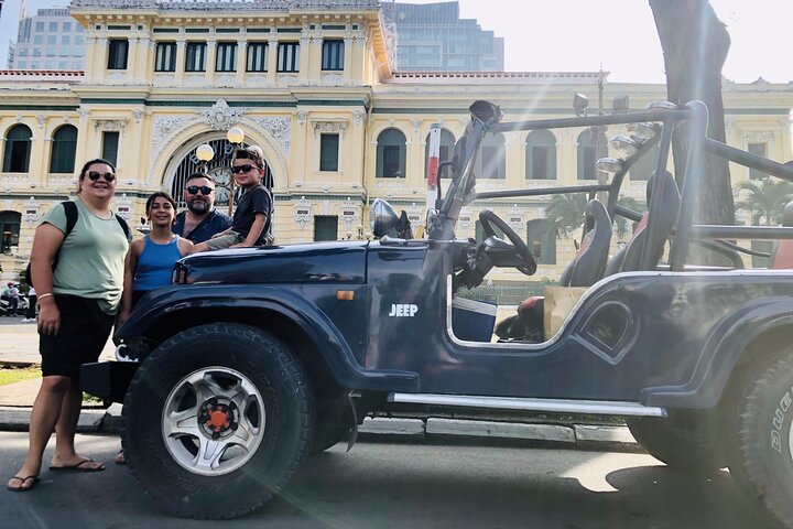 Ho Chi Minh City Private Half-Day Tour by U.S Army Jeep