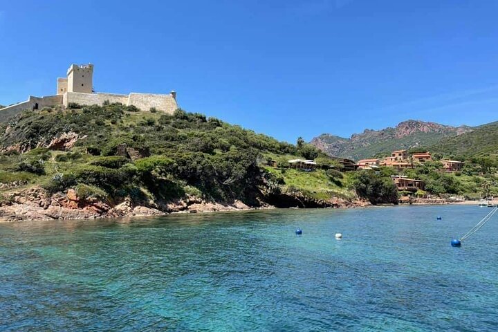 De Sagone/Cargèse: Scandola Girolata 2h Calanques Piana Swimming