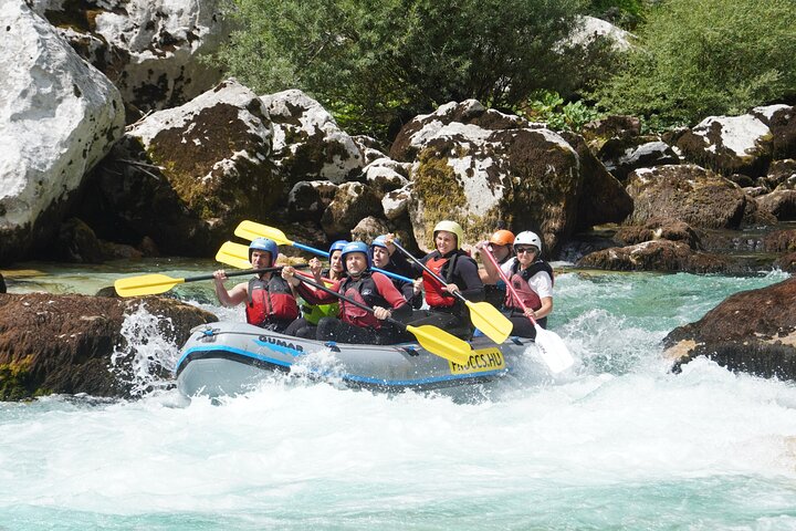 Soča River Rafting in Bovec with Professional Photo Service