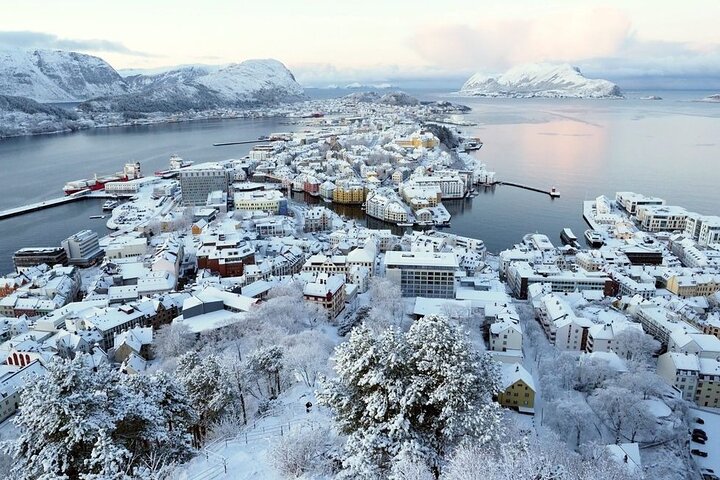 Ålesund Shore Excursion and 6 beautiful highlight stops minibus