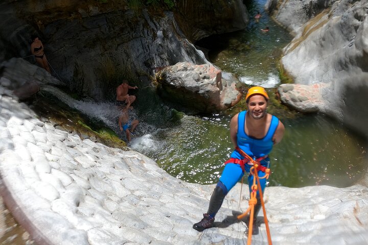 From Estepona: Guided Canyoning Tour on the Guadalmina River