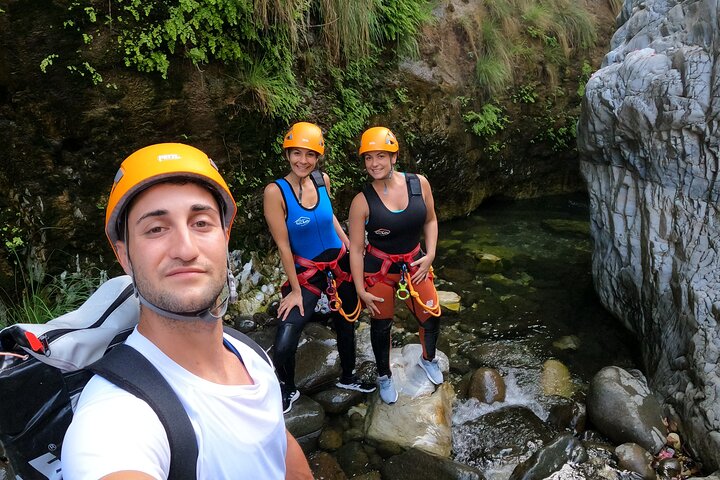 From Estepona: Guided Canyoning Tour on the Guadalmina River