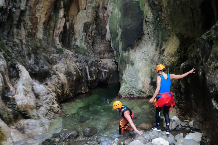 From Estepona: Guided Canyoning Tour on the Guadalmina River