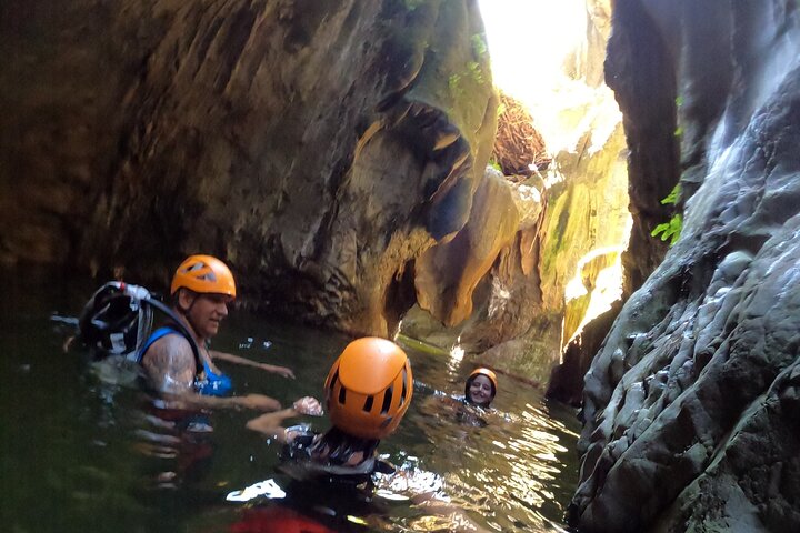 From Estepona: Guided Canyoning Tour on the Guadalmina River