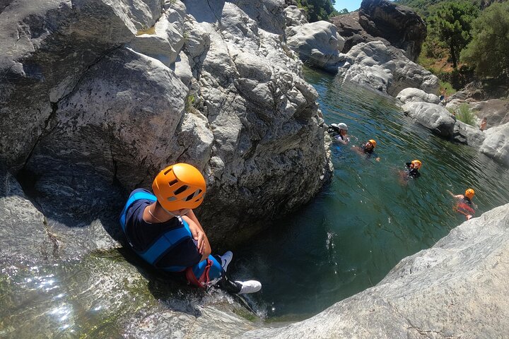From Estepona: Guided Canyoning Tour on the Guadalmina River