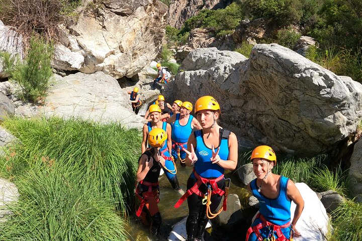 From Estepona: Guided Canyoning Tour on the Guadalmina River