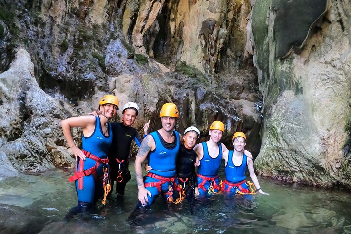 From Estepona: Guided Canyoning Tour on the Guadalmina River