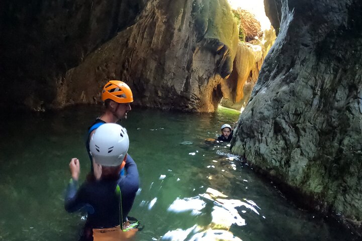 From Estepona: Guided Canyoning Tour on the Guadalmina River