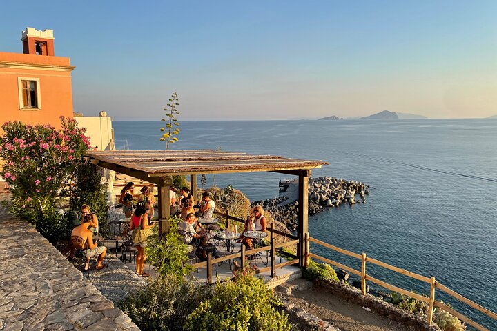 Sciara del Fuoco from the sea with an aperitivo to Ginostra, boat tour