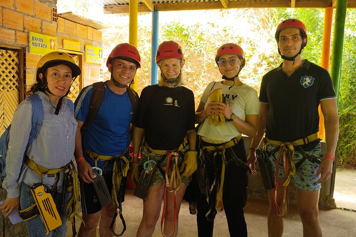 Hiking through Falan's ruins, ecotourism, river and canopy.