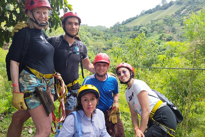 Hiking through Falan's ruins, ecotourism, river and canopy.