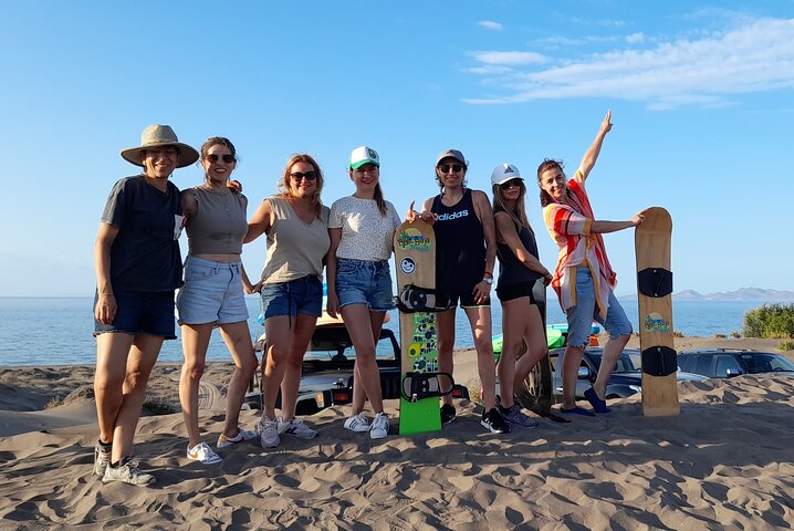 Sandboarding in the Mogote Dunes in Mexico