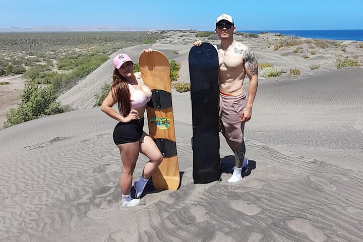 Sandboarding in the Mogote Dunes in Mexico