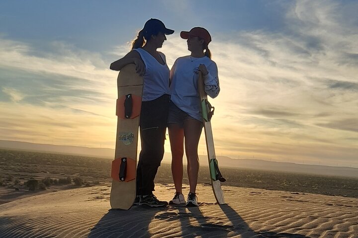 Sandboarding in the Mogote Dunes in Mexico