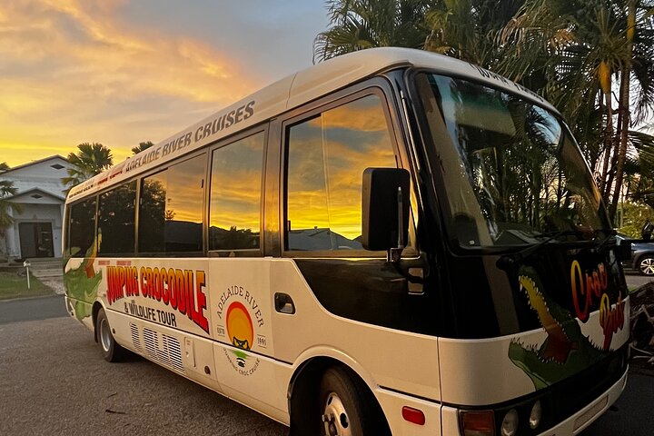 The Croc Bus to the Famous Jumping Crocodile Cruise