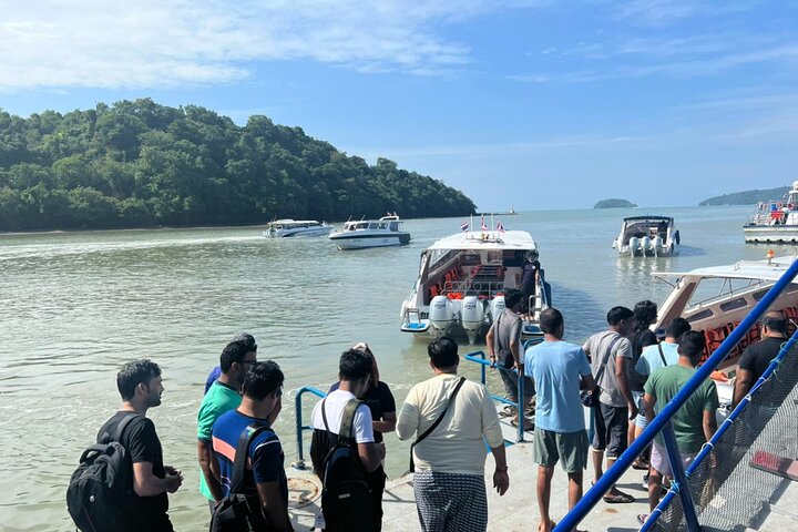 Phi Phi Island Viking Cave Monkey Beach Khai Island Tour from Phuket