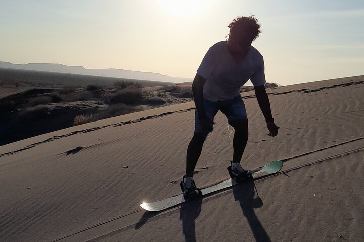 Sandboarding in the Mogote Dunes in Mexico