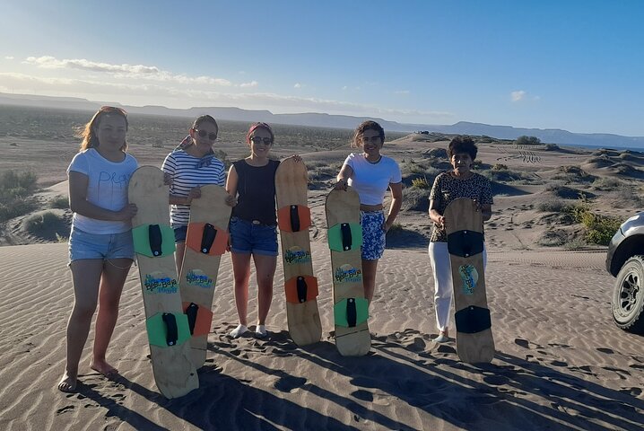 Sandboarding in the Mogote Dunes in Mexico