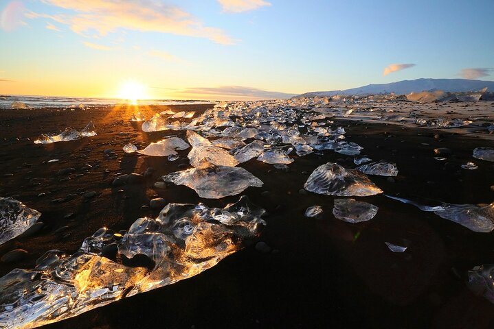 Private Tour Höfn: Jokulsárlón , Diamond Beach, Secret Glacier