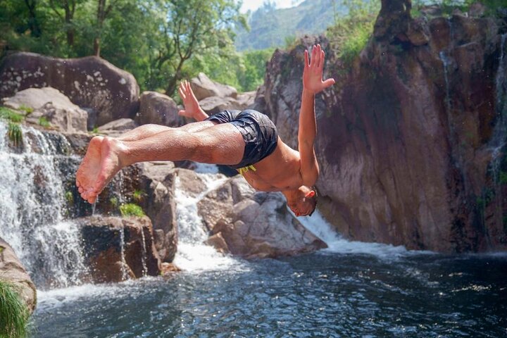 From Porto: Waterfall, Lagoon, Old Village in Gerês National Park