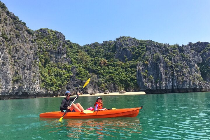 Full day trip to Lan Ha-Ha Long Bay from Cat Ba, avoid the crowds