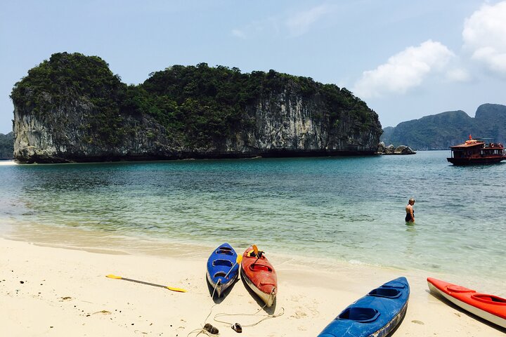 Full day trip to Lan Ha-Ha Long Bay from Cat Ba, avoid the crowds