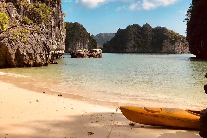 Full day trip to Lan Ha-Ha Long Bay from Cat Ba, avoid the crowds