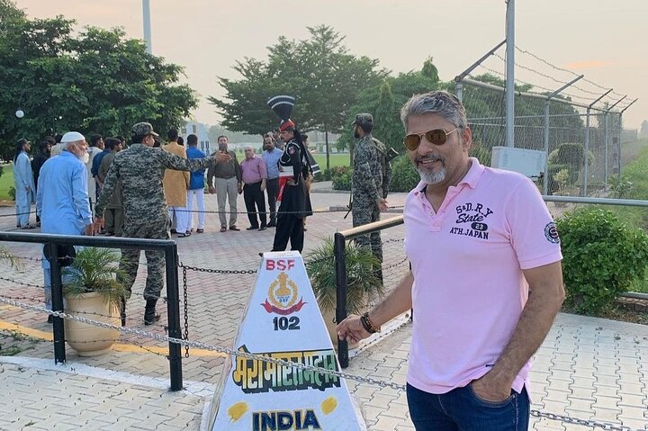 Amritsar Wagah Border Flag Ceremony.
