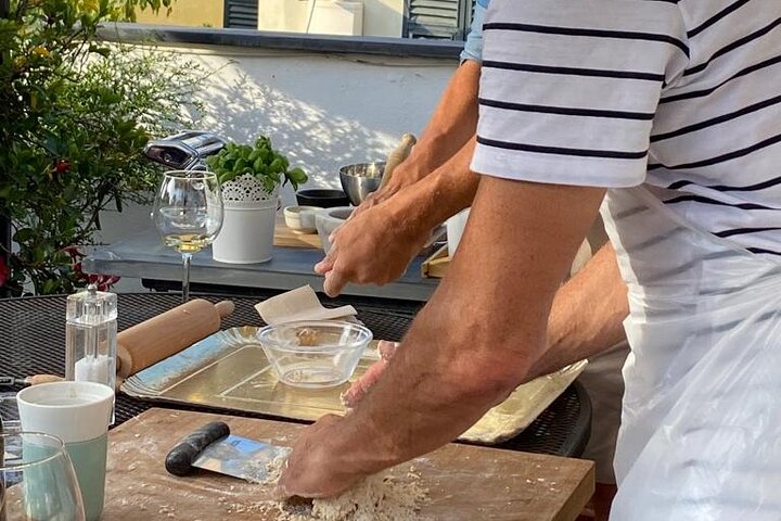 Rooftop Cooking Class in Genoa: Pesto, Fresh Pasta & Wine